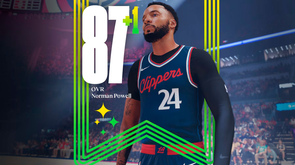 Norman Powell receives an 87 overall player rating