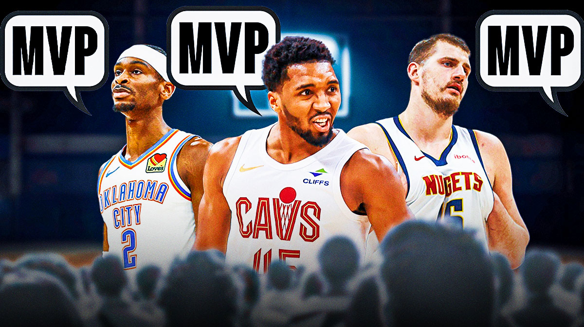Donovan Mitchell, Nikola Jokic, Shai GIlgeous-Alexander MVP race