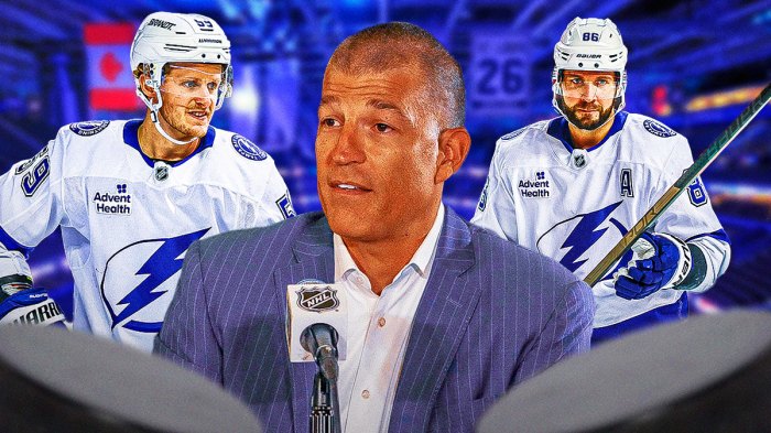 Julien BriseBois, Jake Guentzel, Nikita Kucherov