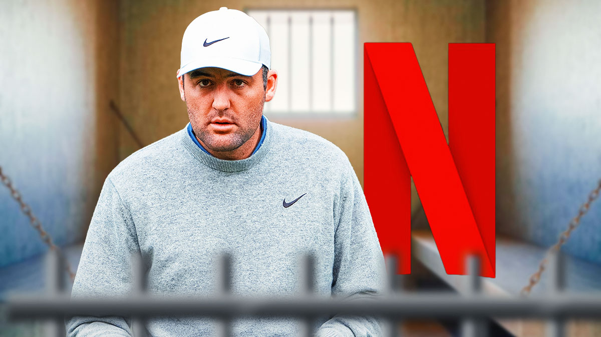 scottie scheffler in jail cell netflix full swing