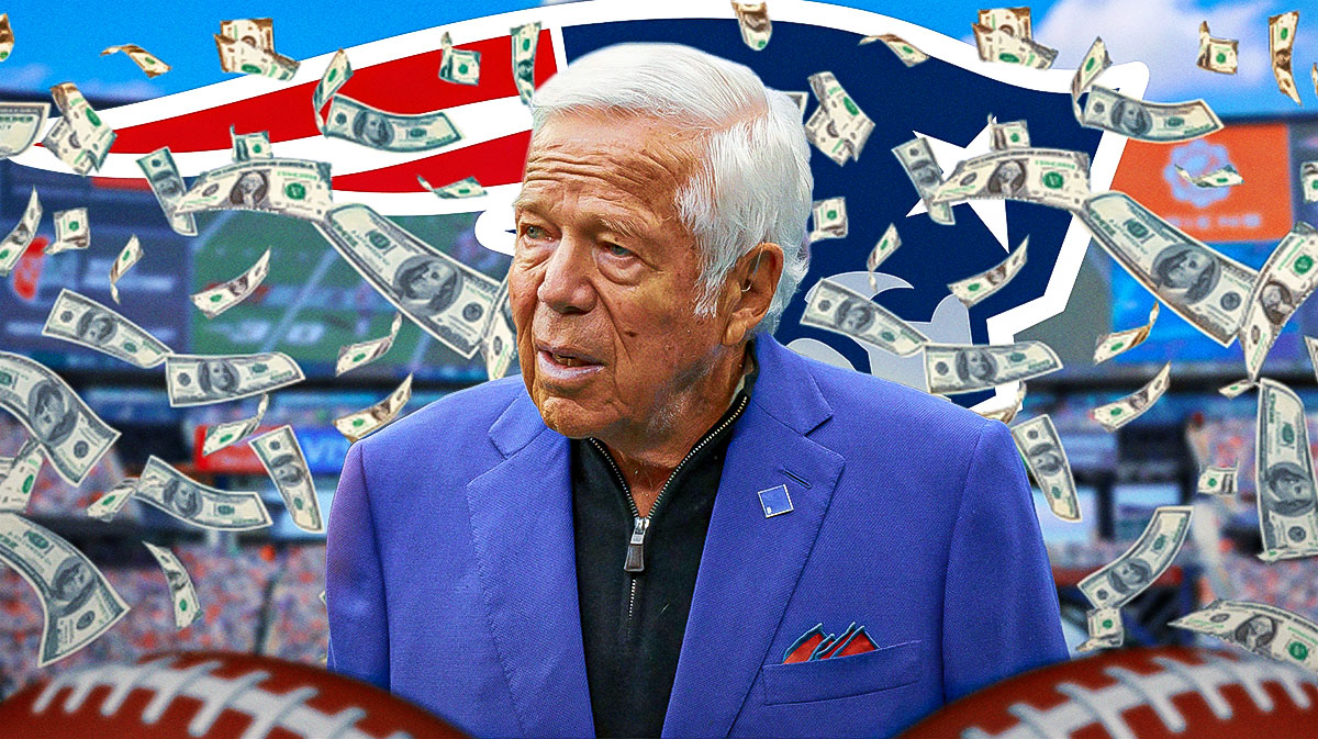The Patriots' Robert Kraft has lots of cash to spend, thanks to the latest salary cap update on Wednesday.