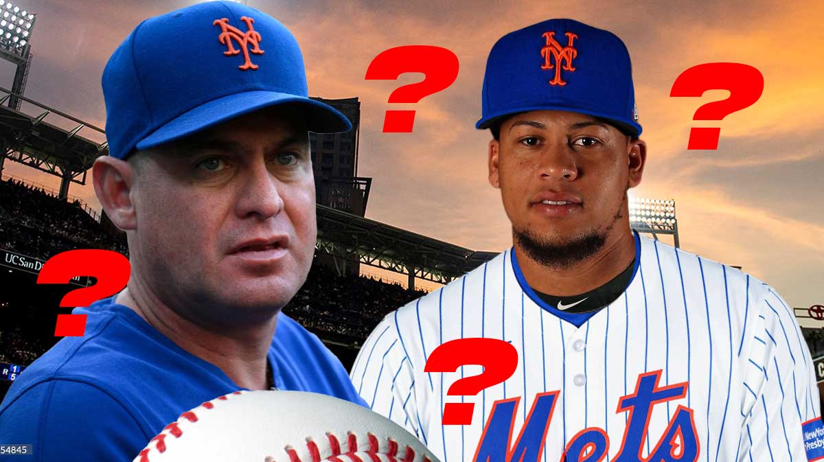 Carlos Mendoza. Frankie Montas in a Mets uniform. Question marks all over
