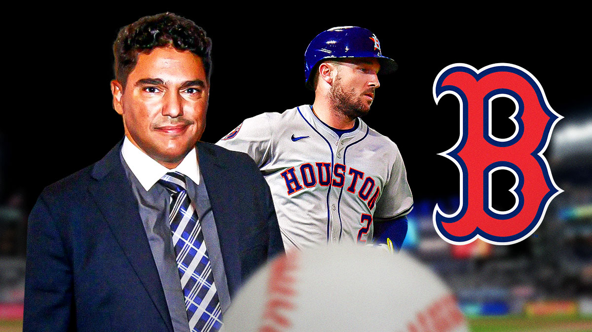 Nick Turturro on left. Alex Bregman with Red Sox on right