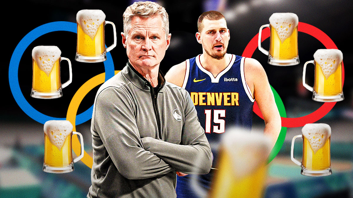 Nikola Jokic's beer request for Steve Kerr at Olympics caught on video