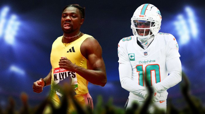 Noah Lyles, Tyreek Hill