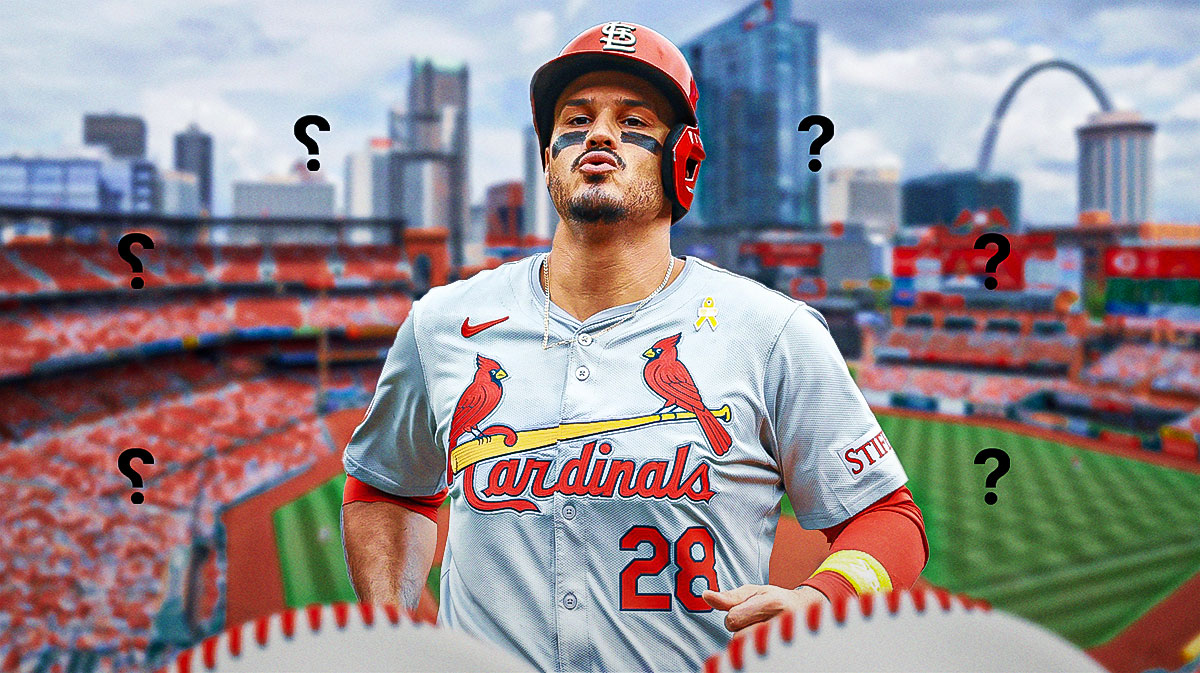 Nolan Arenado with Cardinals. Question marks all around