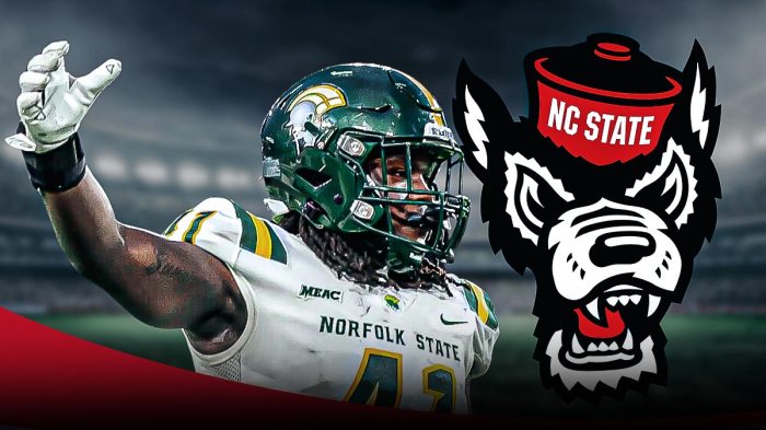 North Carolina State has officially secured an HBCU defensive star, AJ Richardson, as he leaves Norfolk State to join the Wolfpack.