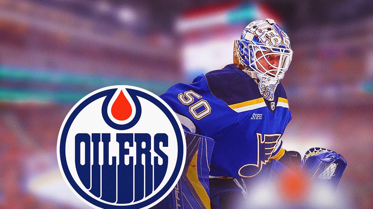 Oilers, Blues goalie Jordan Binnington