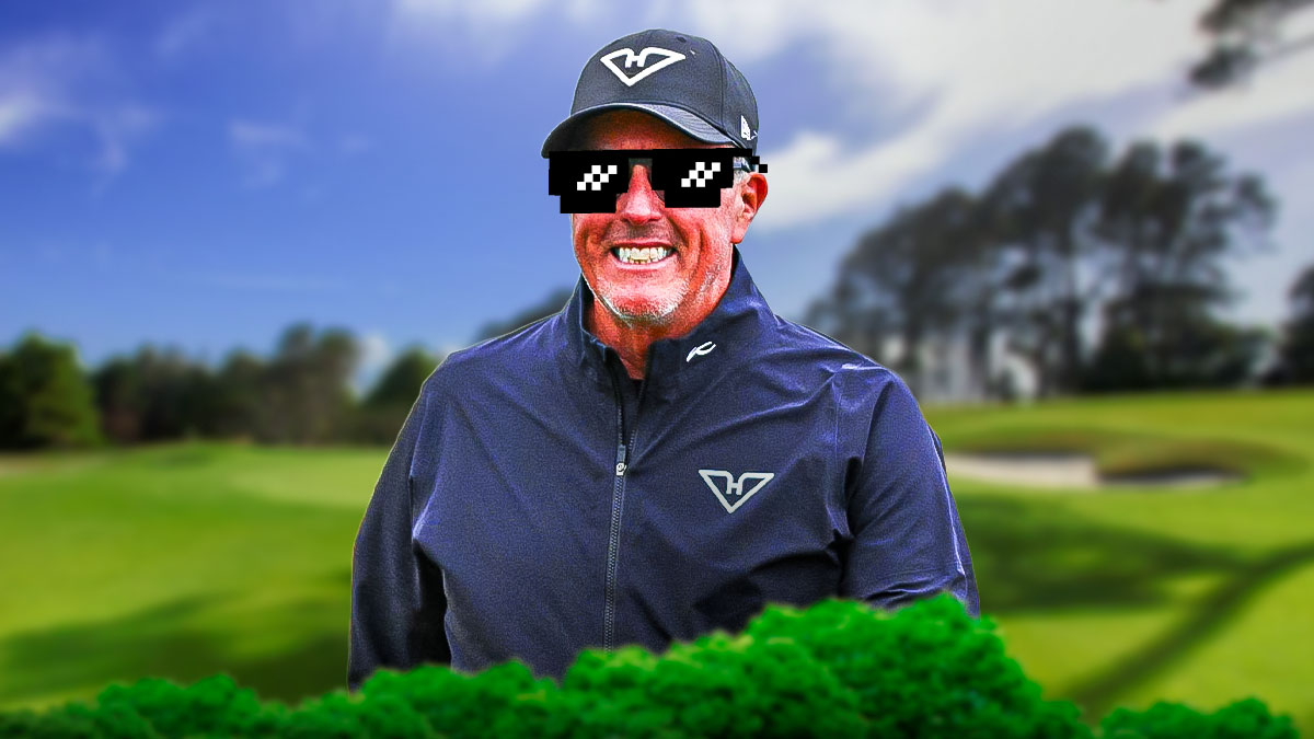 Phil Mickelson with deal with it shades