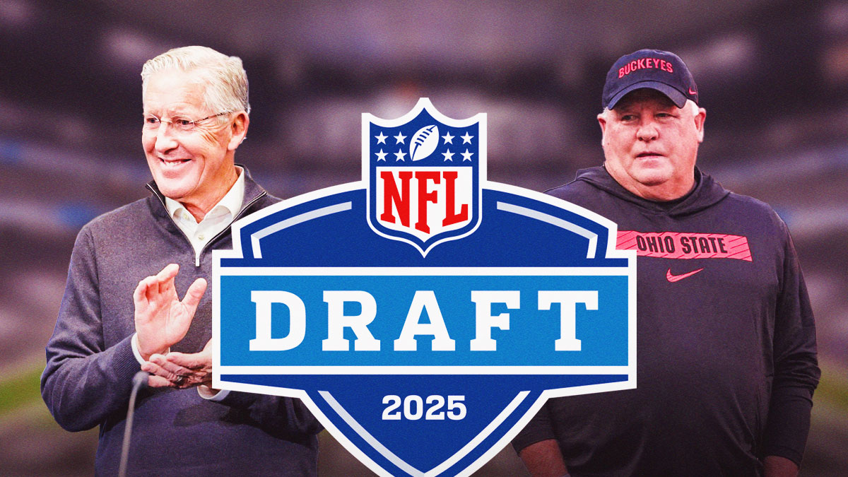 The Raiders' Pete Carroll helps give new OC Chip Kelly QB and RB help in this latest mock draft.
