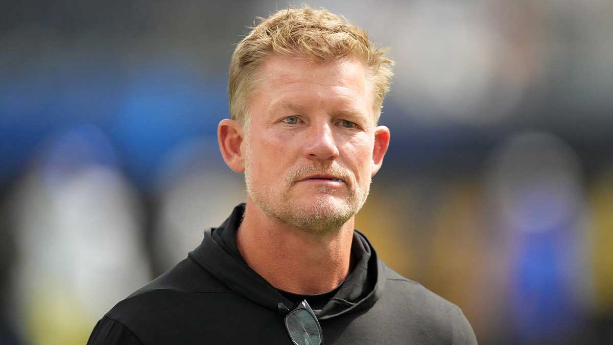 Los Angeles Rams general manager Les Snead during the game against the Los Angeles Chargers at SoFi Stadium