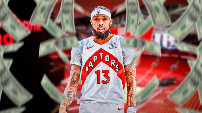 Raptors' Brandon Ingram with money