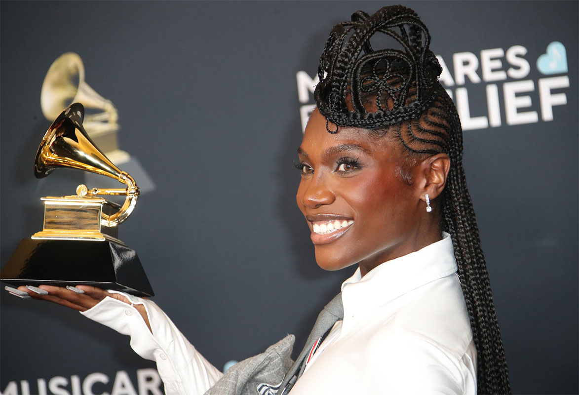 Doechii, winner of Best Rap Album for 'Alligator Bites Never Heal', at the 67th Annual Grammy Awards at Crypto.com Arena in Los Angeles on Sunday, Feb. 2, 2025.
