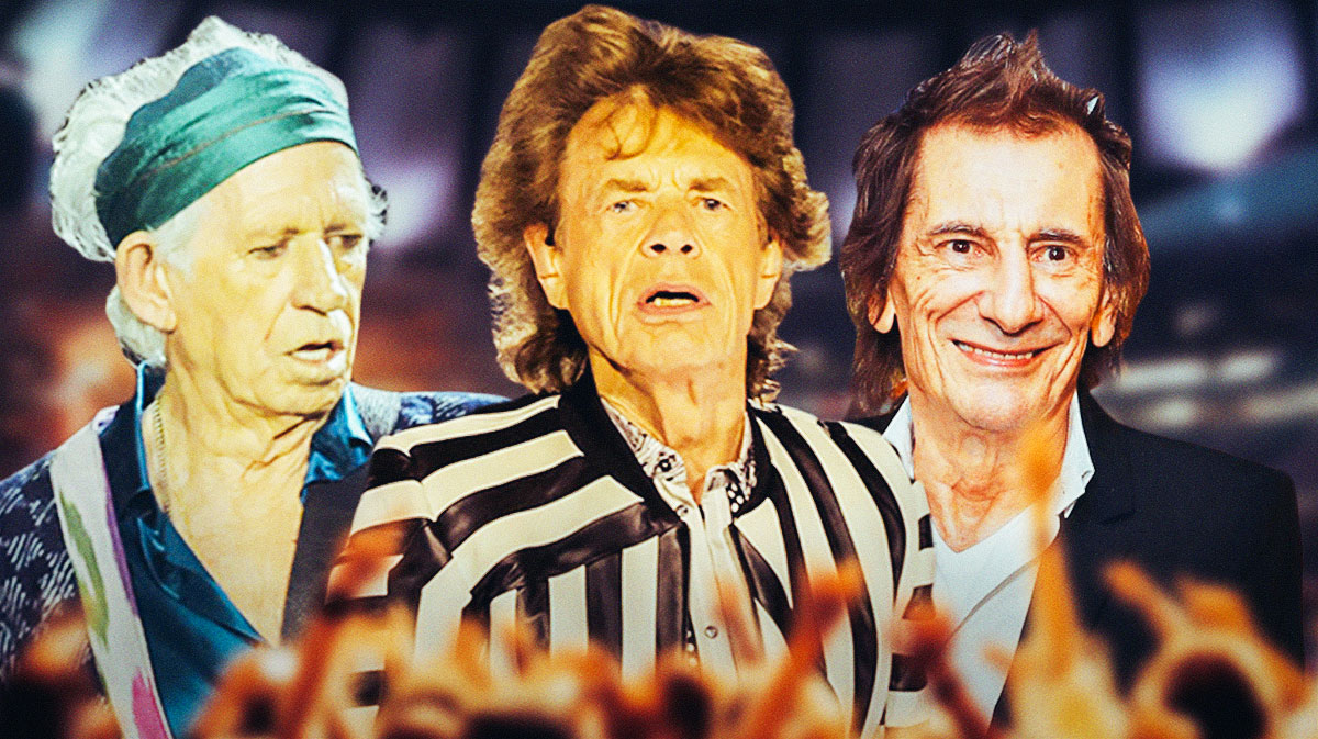 Rolling Stones members Keith Richards, Mick Jagger, and Ronnie Wood, who are not set to tour the UK and Europe in 2025.