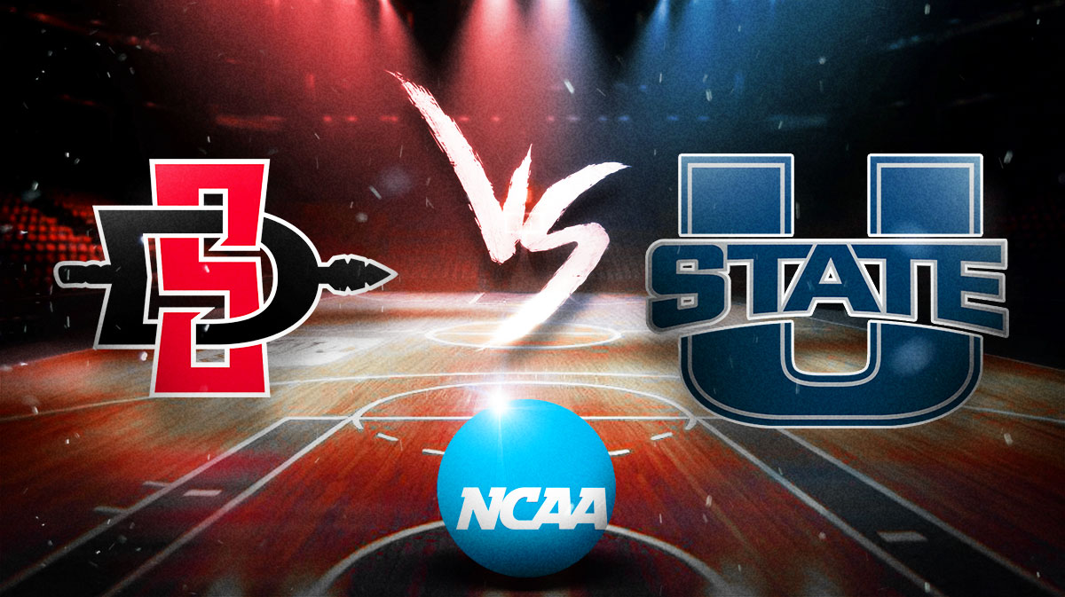 San Diego State Utah State prediction, college basketball odds