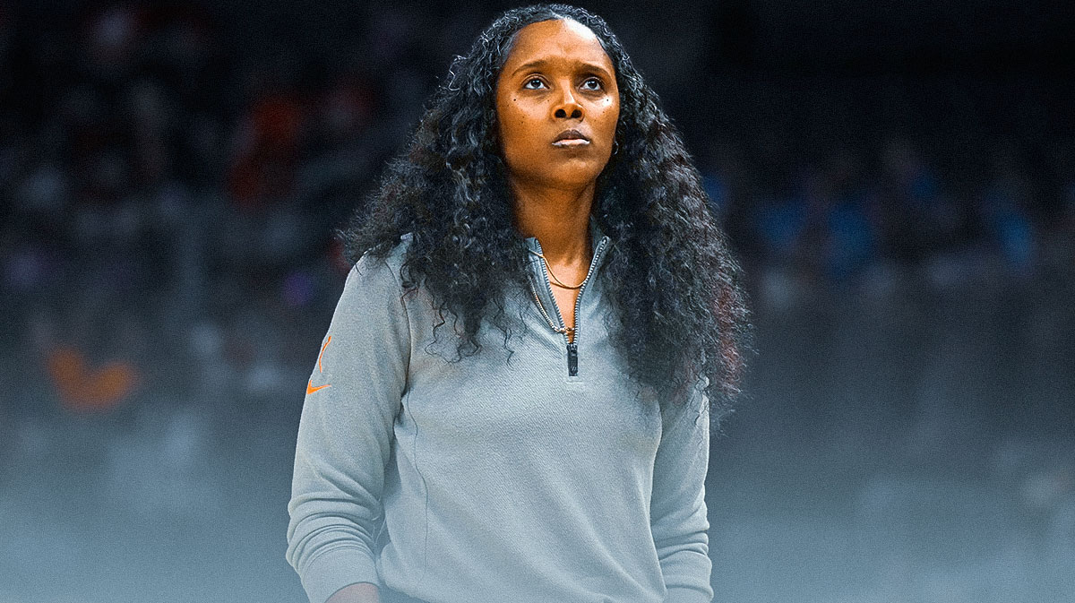 WNBA Seattle Storm coach Noelle Quinn with a neutral expression
