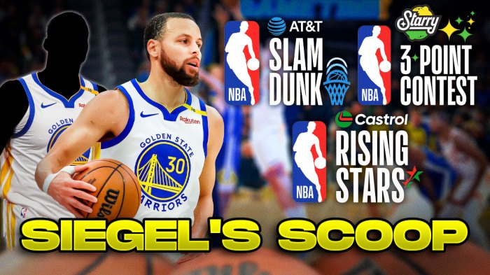 Warriors' Stephen Curry with NBA All-Star Weekend festivities - Siegel's Scoop