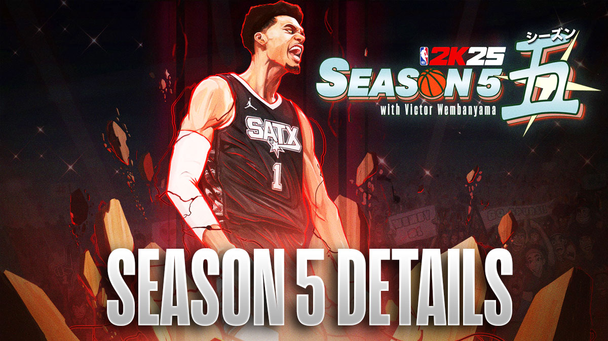 Spurs' Victor Wembanyama Headlines NBA 2K25 Season 5