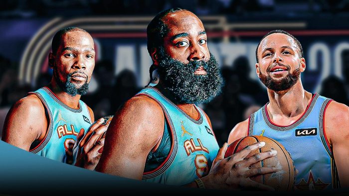 Stephen Curry, Golden State Warriors, James Harden, Los Angeles Clippers, Kevin Durant, Phoenix Suns, 2025 NBA All-Star Game