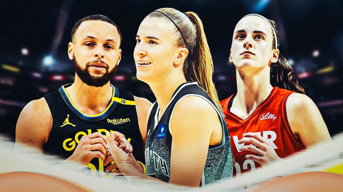 Stephen Curry, Sabrina Ionescu, Caitlin Clark, three-point contest, Stephen Curry Sabrina Ionescu, Steph Curry, Sabrina Ionescu and Caitlin Clark with basketball background