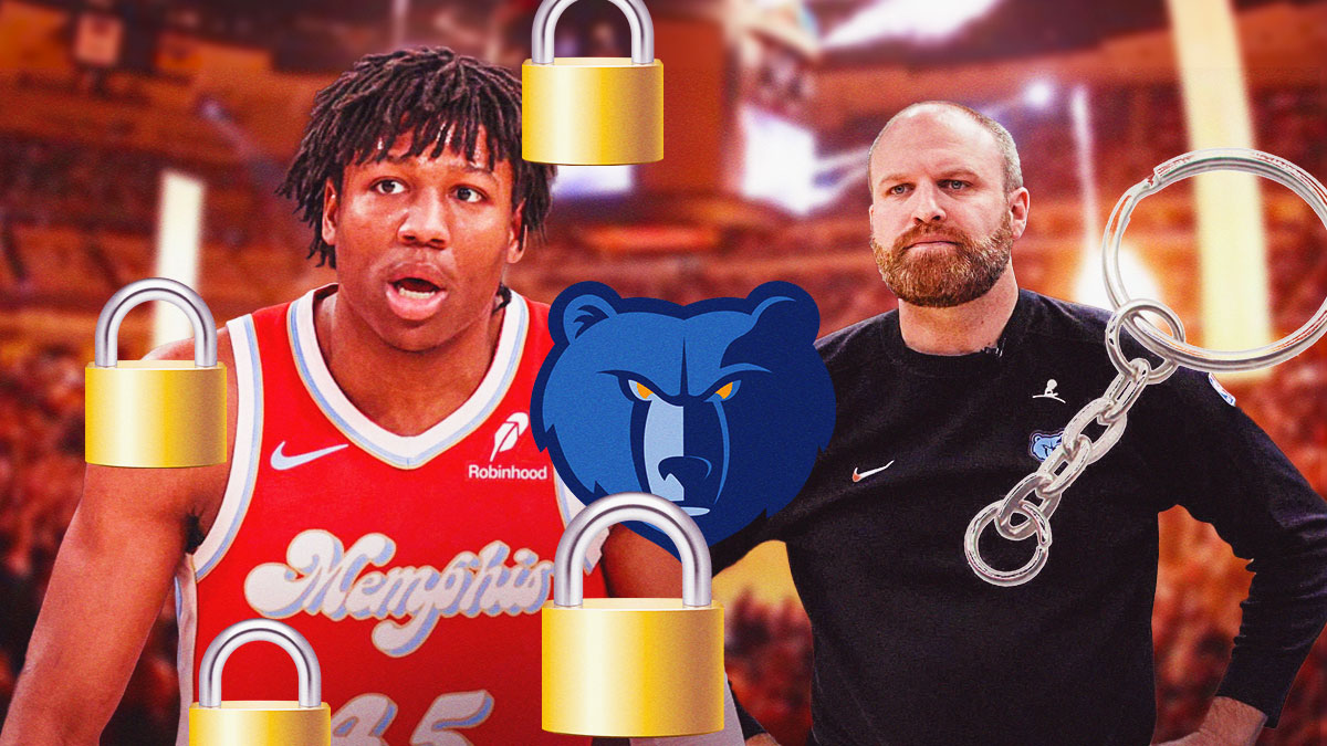 GG Jackson, Taylor Jenkins, Grizzlies logo