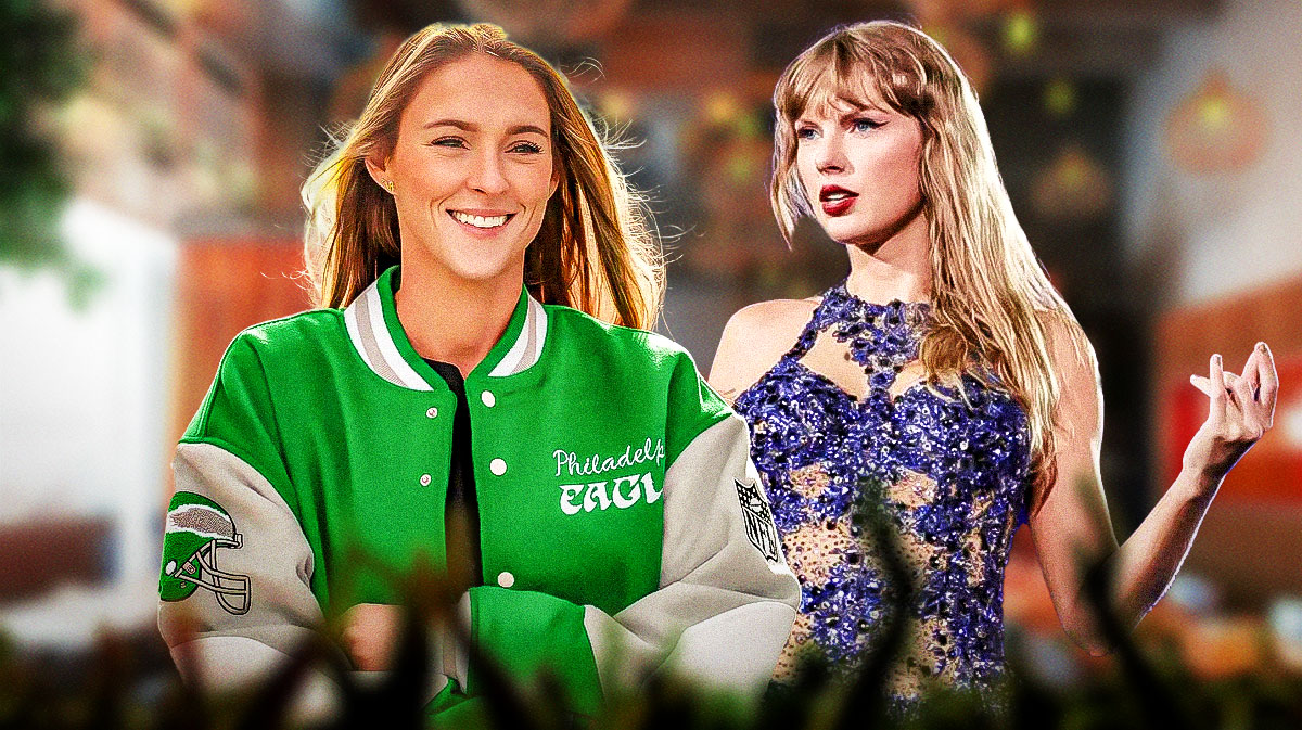 Taylor Swift Kylie Kelce Super Bowl