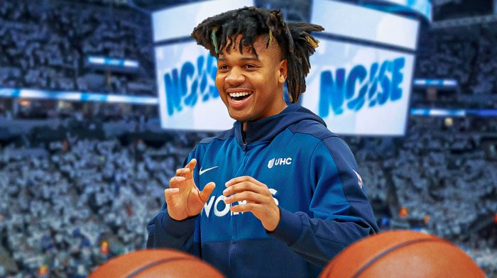 Timberwolves' Terrence Shannon Jr. smiling