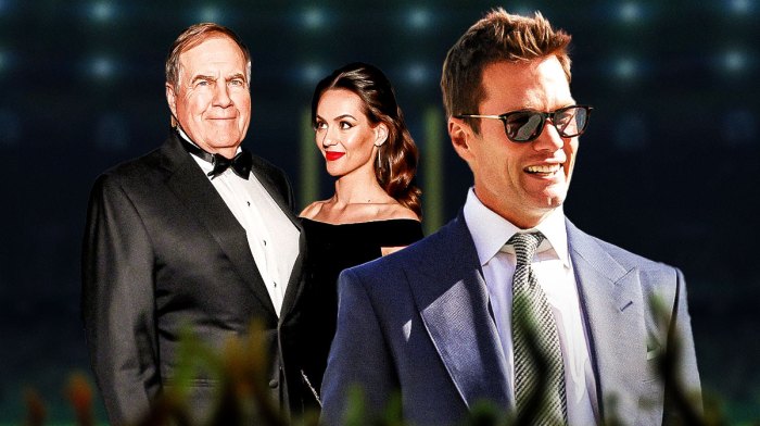 Bill Belichick, Tom Brady, Jordon Hudson