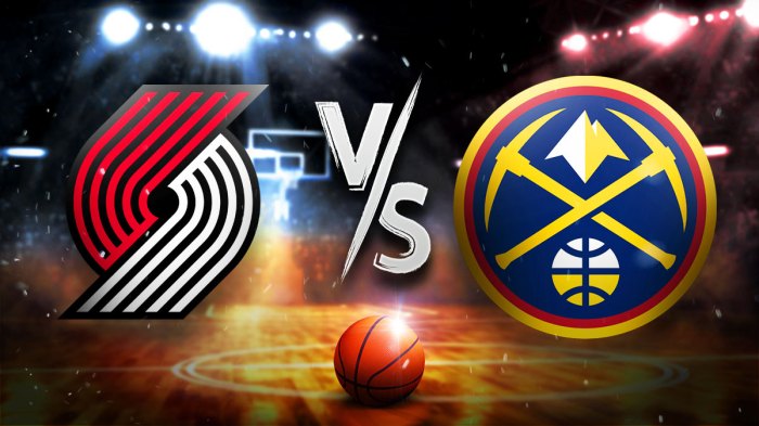 Trail Blazers Nuggets prediction, odds, pick, NBA odds