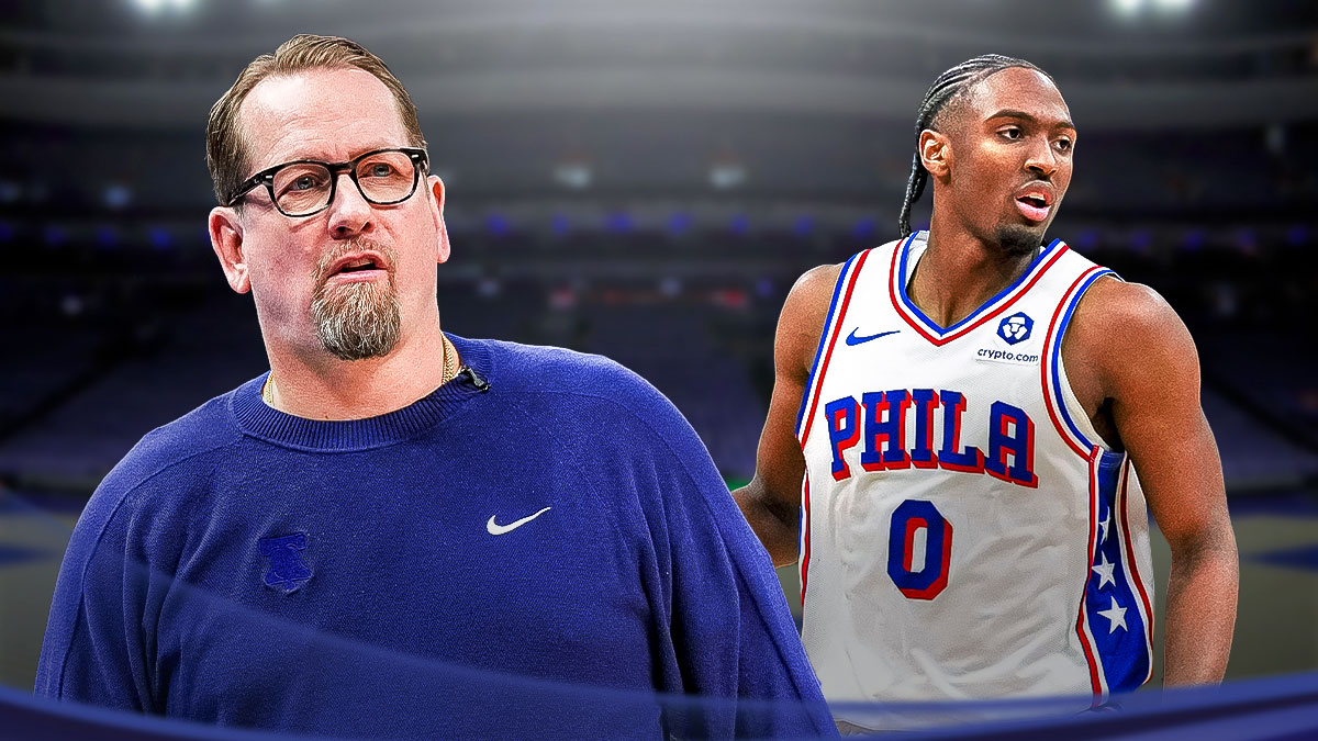 76ers' Nick Nurse and Tyrese Maxey
