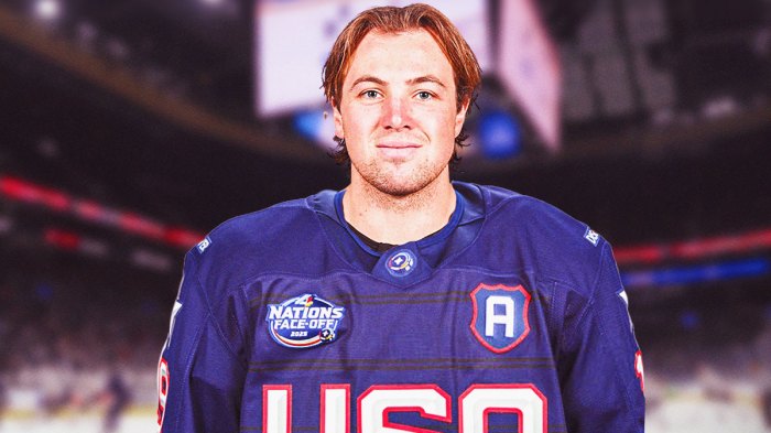 Team USA star Charlie McAvoy was admitted to the hospital after a 4 Nations loss to Team Sweden.