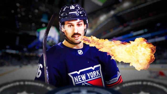 Vincent Trocheck goes scorched earth on Rangers after loss to shorthanded Penguins