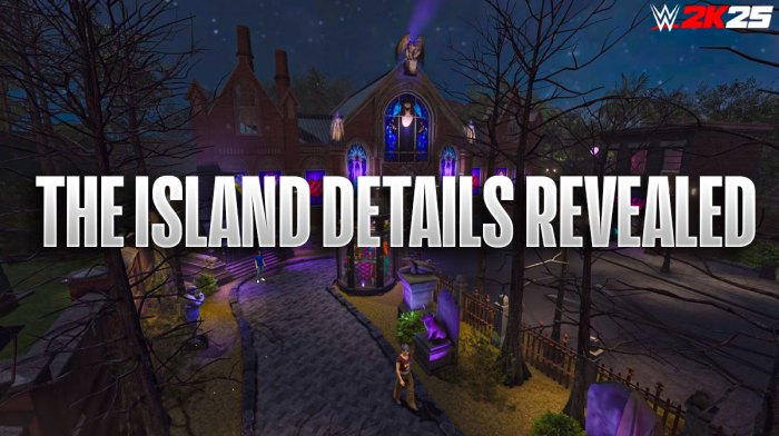 WWE 2K25 The Island Details Revealed