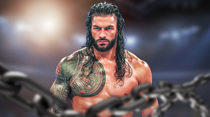 WWE star Roman Reigns, who is not retiring anytime soon.