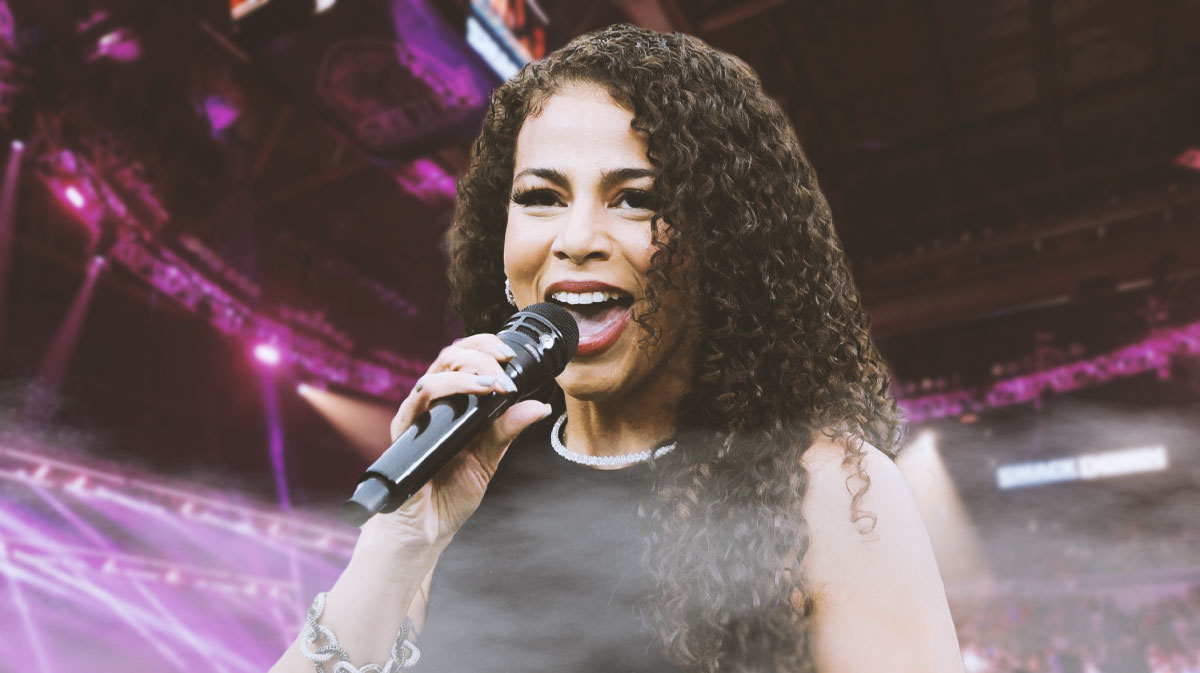 Former WWE ring announcer Samantha Irvin, who promised to return to professional wrestling someday.