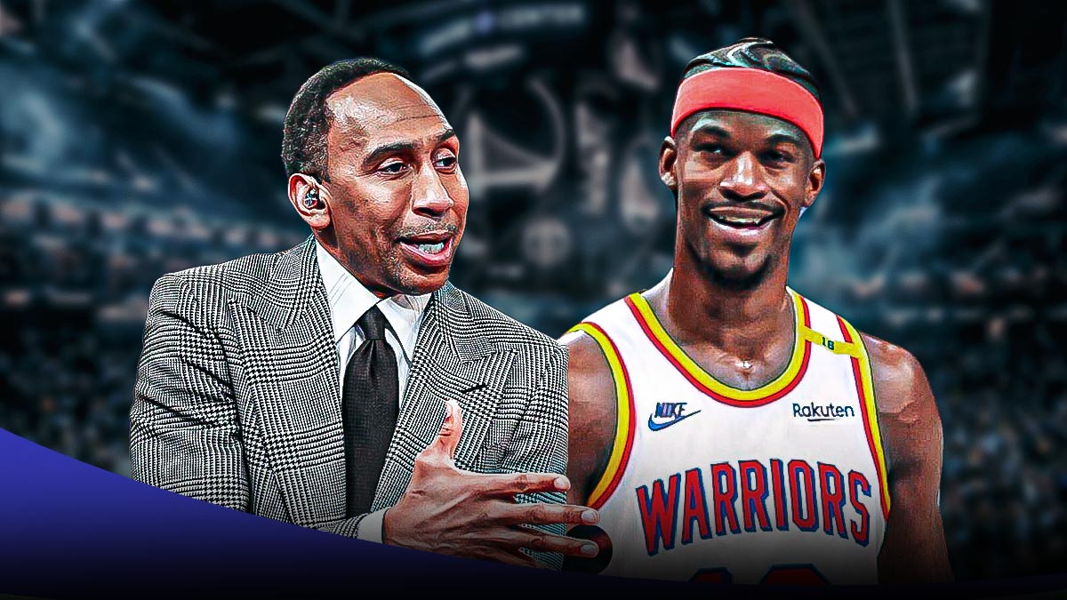ESPN Stephen A Smith with Warriors Jimmy Butler