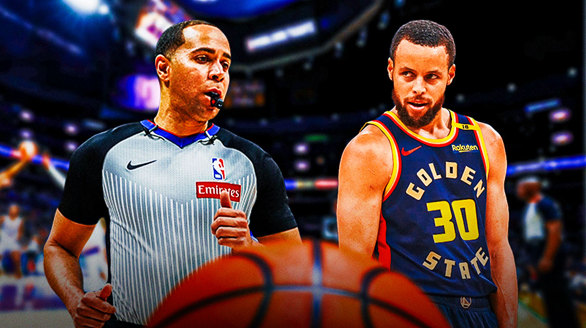 Warriors' Stephen Curry takes jab at refs after getting welt on head