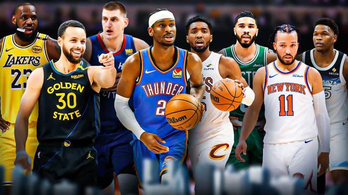 NBA power rankings with Stephen Curry, LeBron James, Nikola Jokic, Shai Gilgeous-Alexander, others