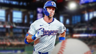 Rangers Evan Carter looking serious.