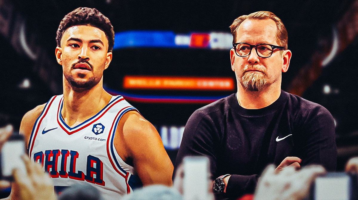 76ers' Quentin Grimes and Nick Nurse