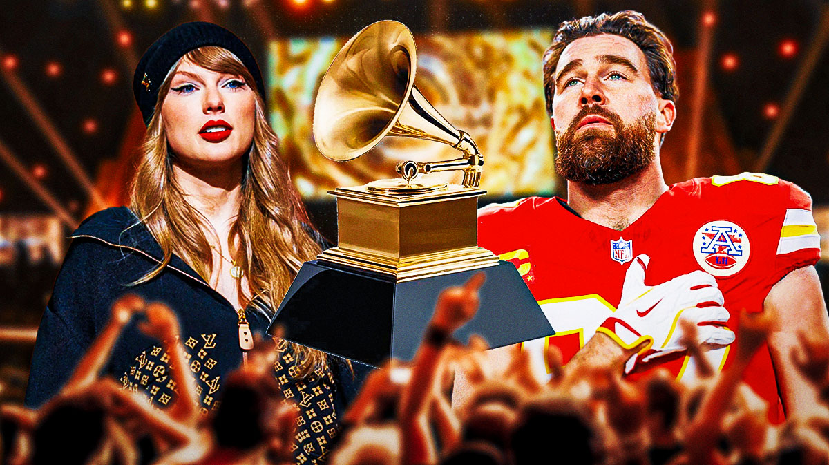 Travis Kelce Taylor Swift 2025 Grammys