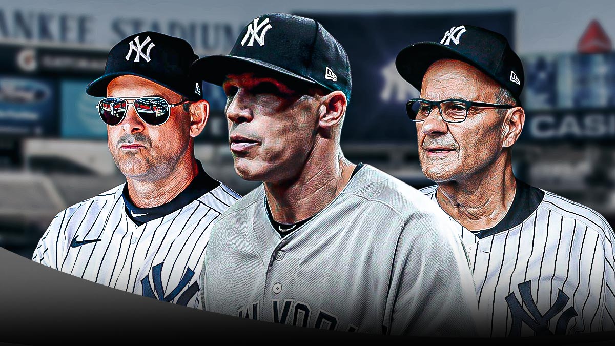 Yankees managers Aaron Boone, Joe Girardi and Joe Torre