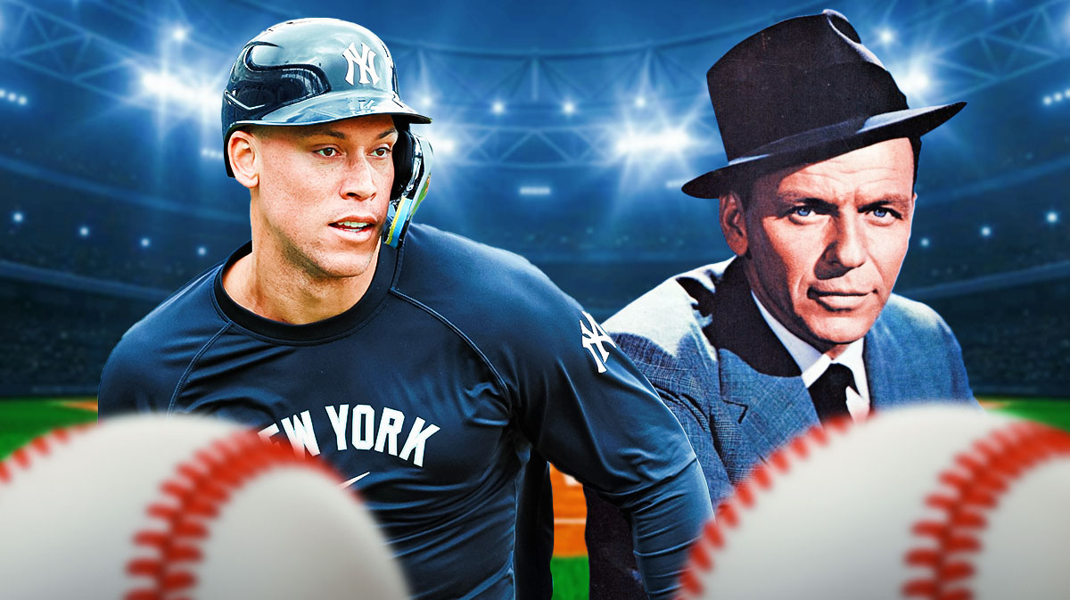Aaron Judge and Frank Sinatra new york new york