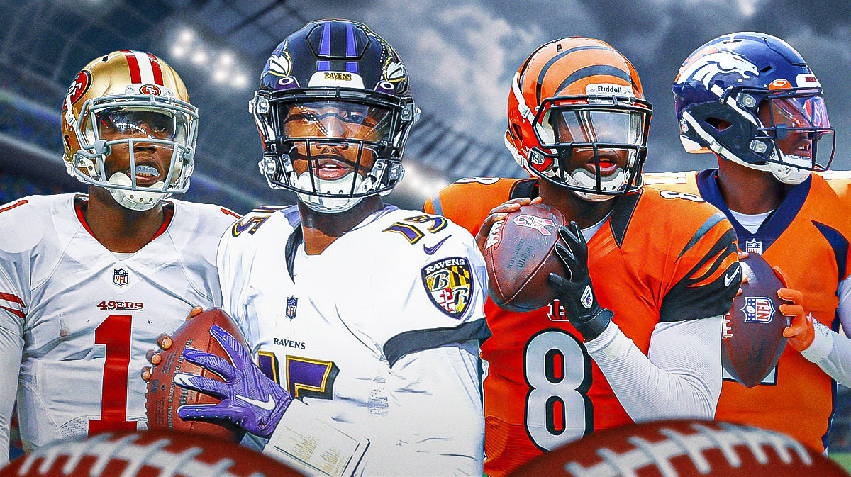 multiple pics of NFL QB Josh Johnson wearing 3 or 4 different jerseys