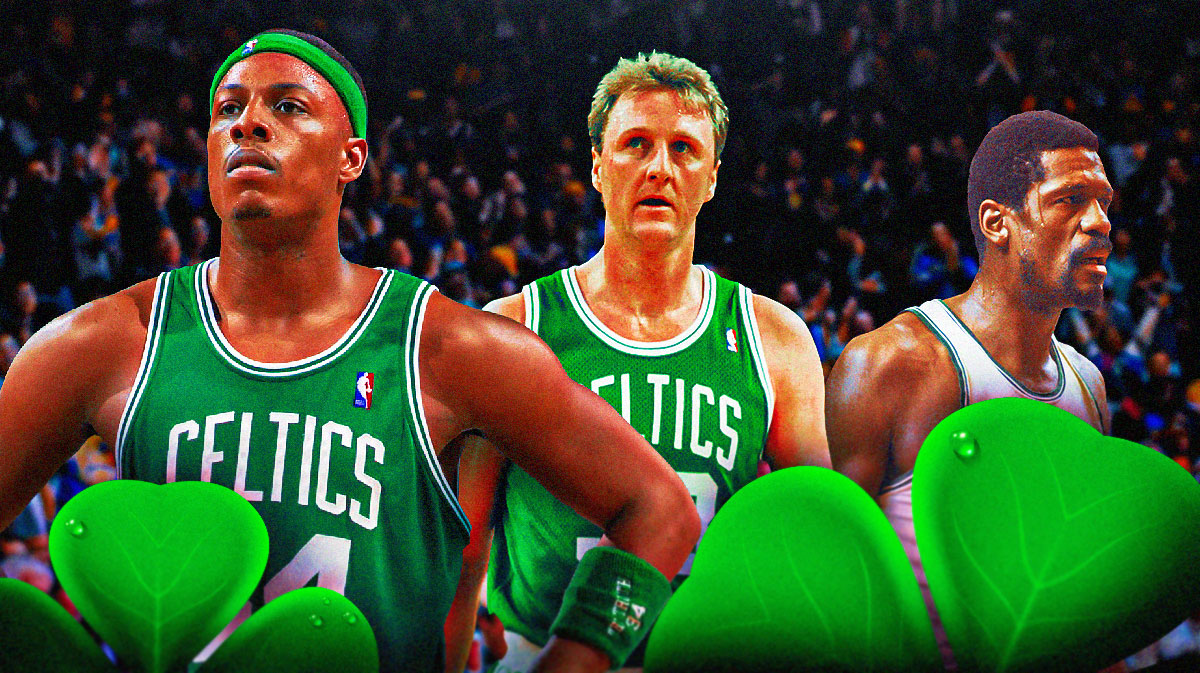 Paul Pierce, Larry Bird and Bill Russell.