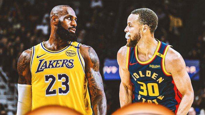 LeBron James and Stephen Curry