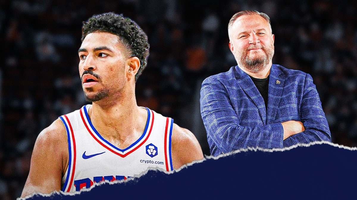 76ers' Quentin Grimes and Daryl Morey