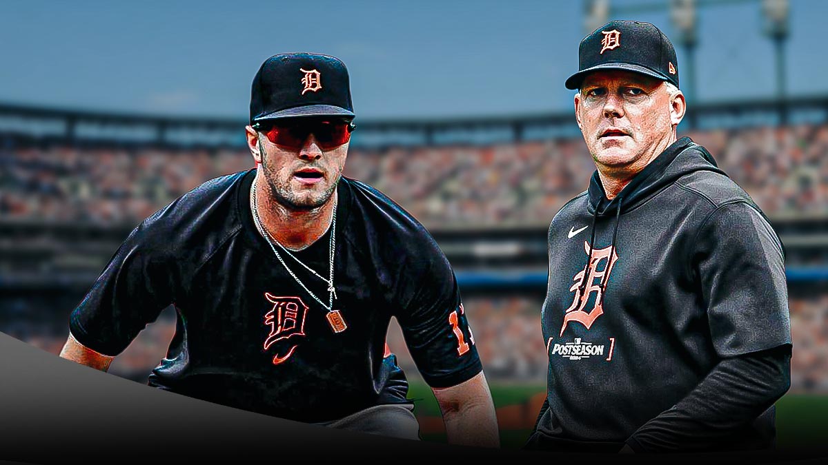 Tigers manager AJ Hinch talks about Jace Jung and his demotion.