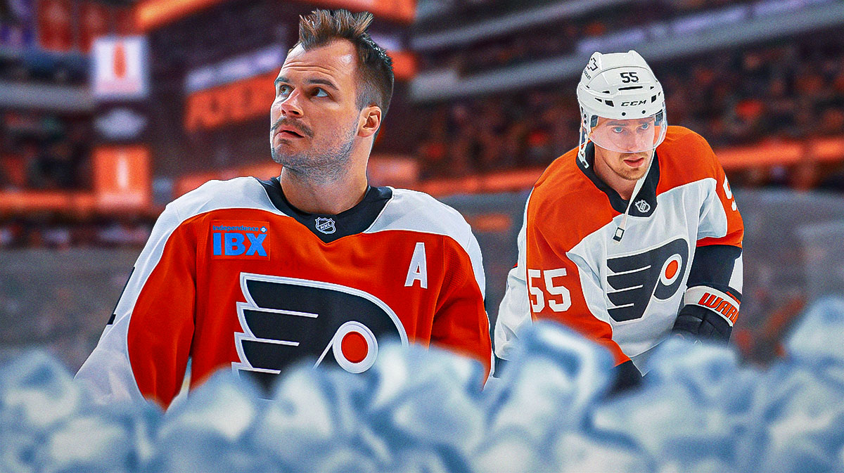 Scott Laughton and Rasmus Ristolainen