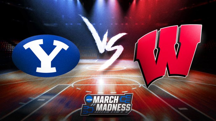 BYU Wisconsin prediction, BYU Wisconsin pick, BYU Wisconsin odds, BYU Wisconsin, BYU Wisconsin March Madness odds